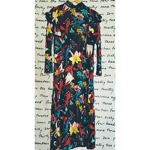 H&M Botanical Midi Dress
